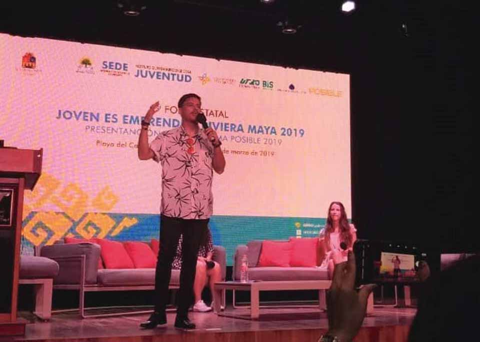 Ayuntamiento de Cozumel presente en el Foro Estatal “Joven es Emprender” 2019