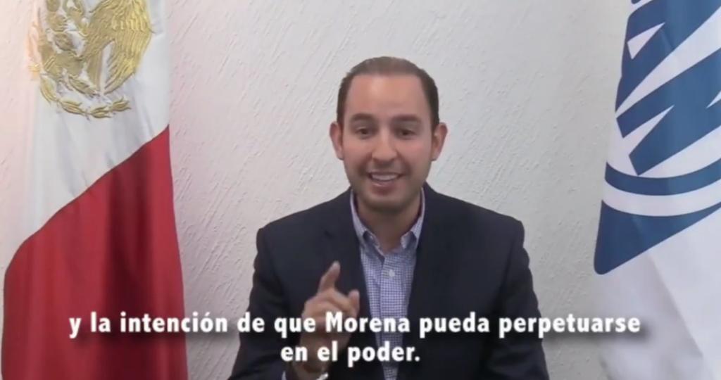“Morena quiere perpetuarse en el poder”, dice Marco Cortés