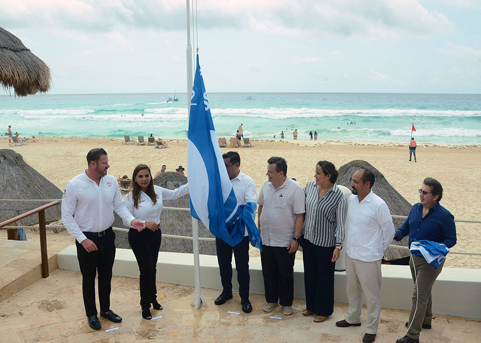 Cancún ya tiene 10 playas con la bandera Blue Flag