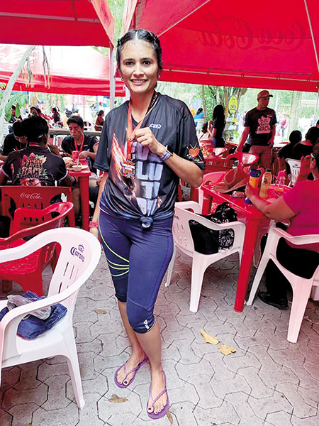  Jenny Pérez Escobedo, participante asidua, cumplió con su objetivo otro año
