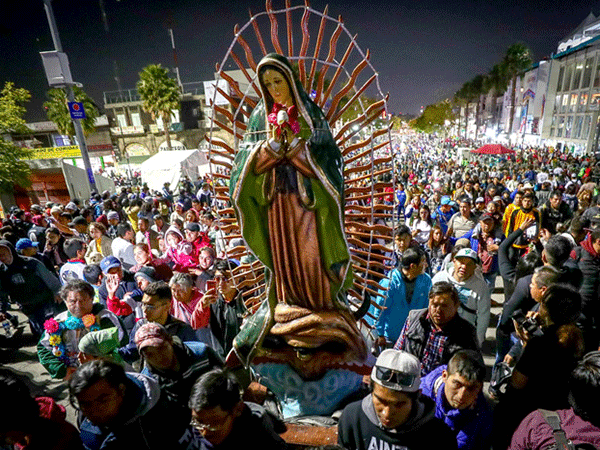 Asisten 9.8 millones de personas a la Basílica de Guadalupe