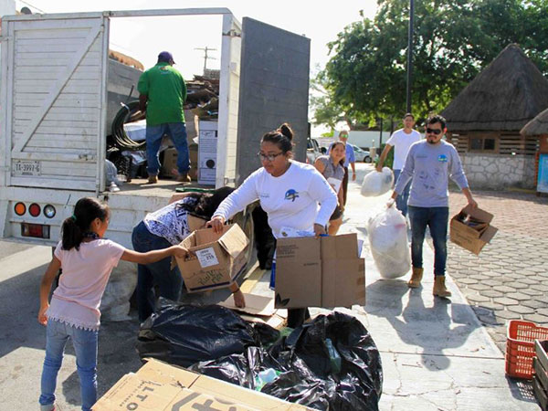 Puerto Morelos comprometido con el reciclaje con programa Reciclaton