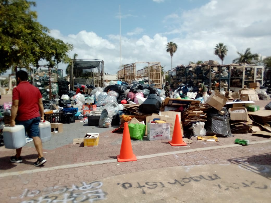 Este viernes, más de 30 toneladas de desechos reciclables, captó este día el Reciclatón en Solidaridad