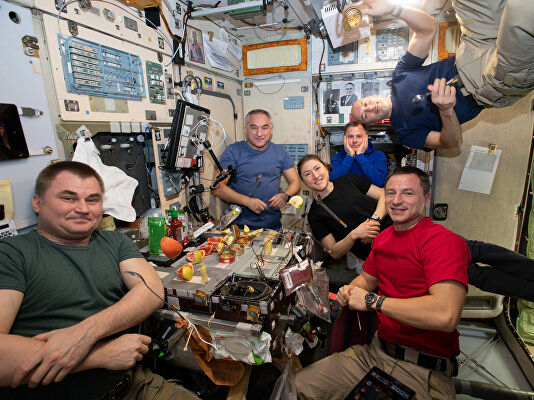 Alimentos que comen astronautas en la Estación Espacial Internacional
