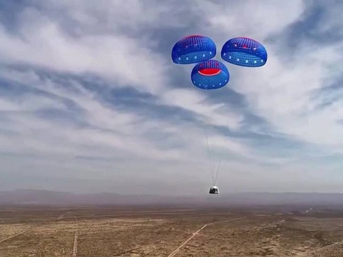 Cápsula de Blue Origin, muy cerca de volar con astronautas