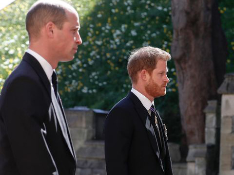 Esto dijeron los príncipes William y Harry en el funeral de su abuelo