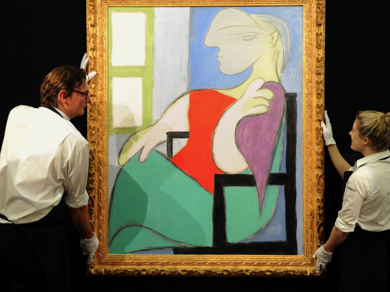Subastarán retrato monumental de Picasso