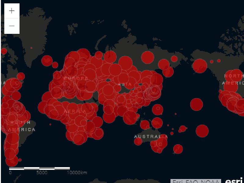 Covid-19 en el mundo; registran 900 mil casos diarios por contagio