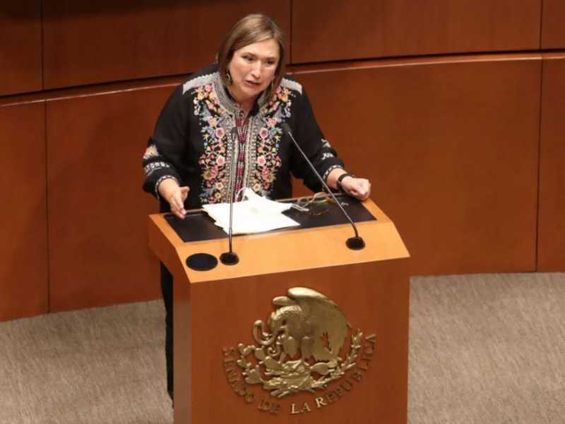 Senadora Xóchitl Gálvez se incorpora a la bancada del PRD en el Senado