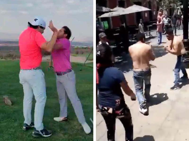 (VIDEO) Se desata pelea campal en CDMX; la comparan con la de Mirreyes en campo de golf