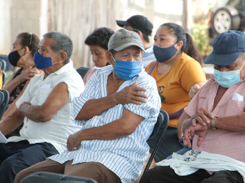 segunda fase de vacunación en Zona Maya