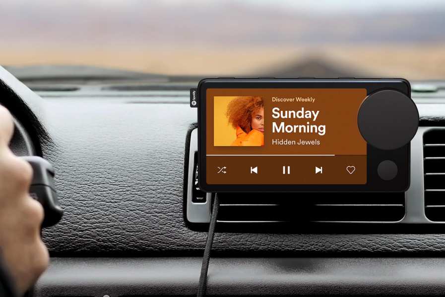 Conoce Car Thing, el nuevo reproductor inteligente para el auto de Spotify