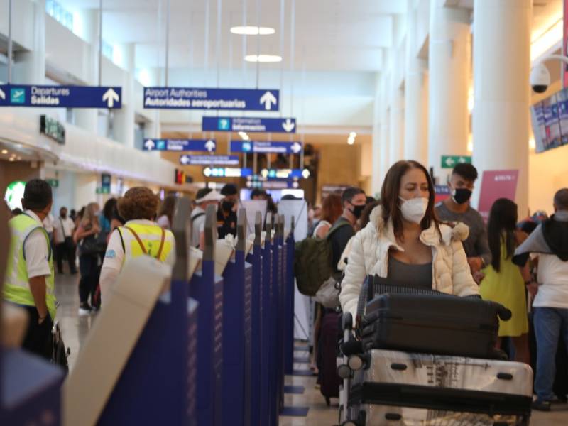 A la alza llega de vuelos al aeropuerto de Cancún