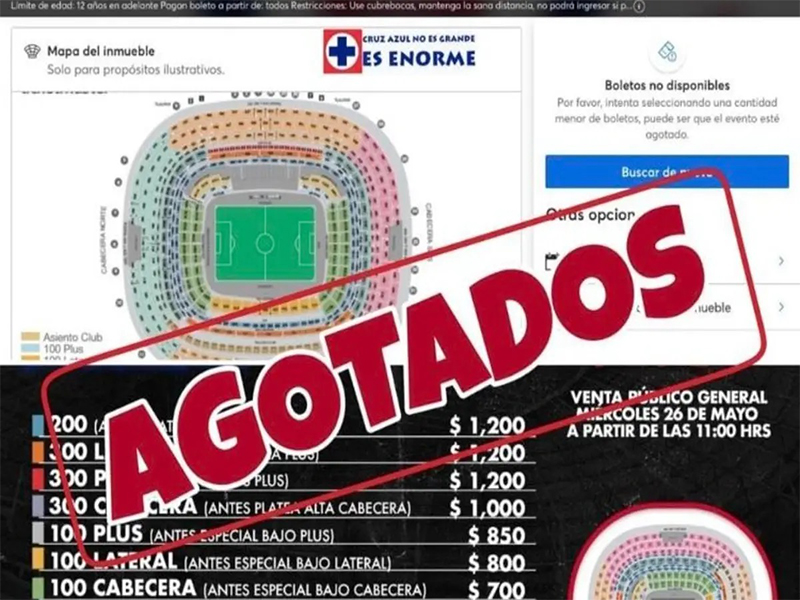 Tunden a Ticketmaster por venta de boletos para final de Liga MX