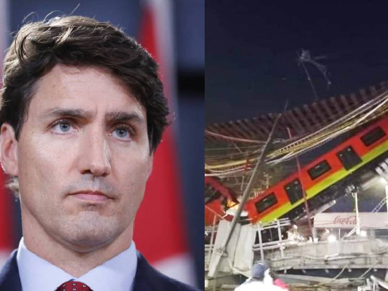Canadá de pie junto a CDMX Justin Trudeau, tras accidente del metro