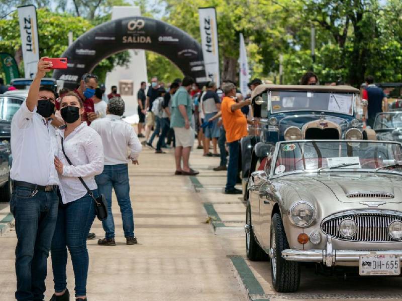 Con 120 autos, arranca en Campeche el Rally Maya de México