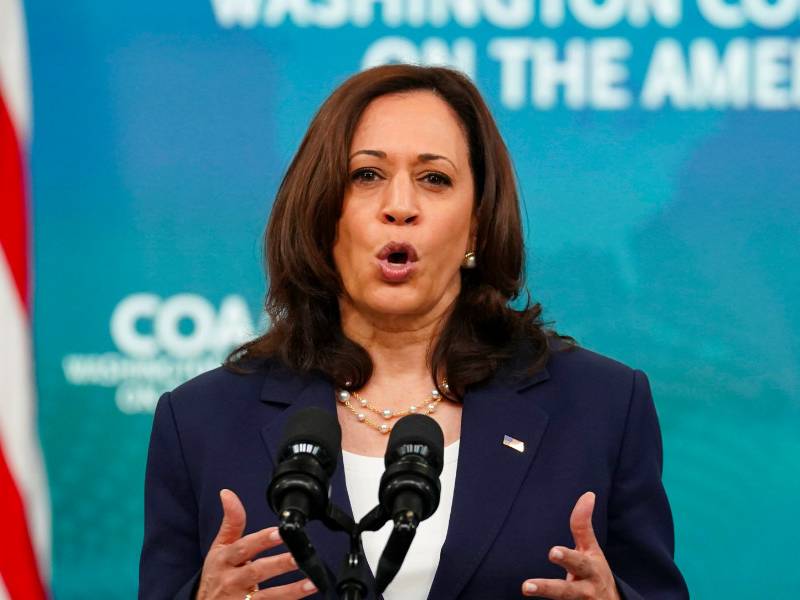 Kamala Harris visitará México en junio confirma AMLO