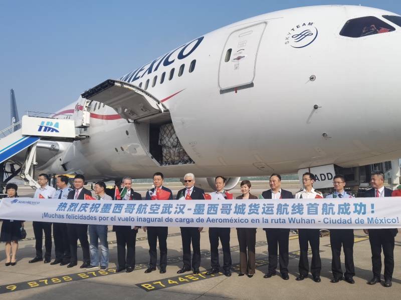 Aeroméxico abre ruta de carga con Wuhan, origen de la pandemia