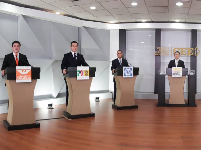 Tunden a Samuel García en debate de candidatos en Nuevo León