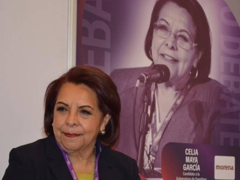 Atacan a tubazos a candidata a gobernadora de Querétaro