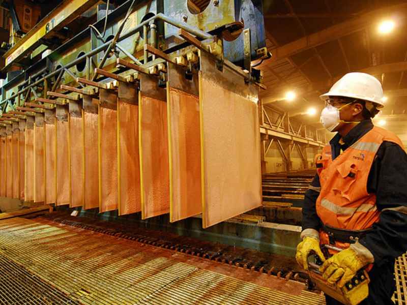 Cobre alcanza precio histórico de 10,311 dólares