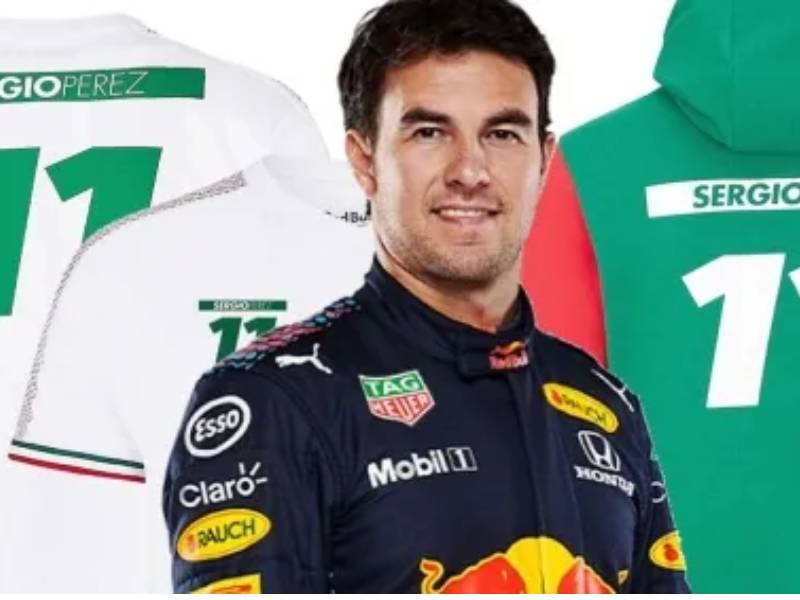 Red Bull lanza ropa oficial de Checo P├®rez