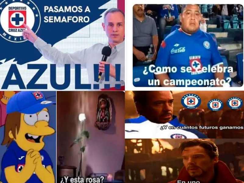 Llegaron los memes tras el campeonato de Cruz Azul