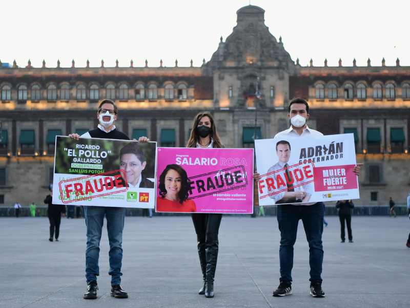 Movimiento Ciudadano denuncia a candidatos que ofrecen tarjetas de apoyo