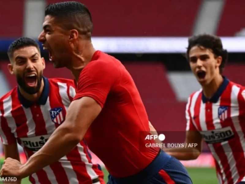 Atlético de Madrid se mantiene líder en partido contra el Osasuna gracias a Luis Suárez