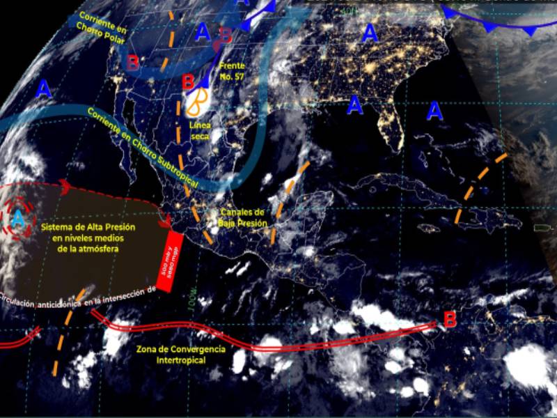 Se degrada tormenta subtropical "ANA"; clima en Quintana Roo