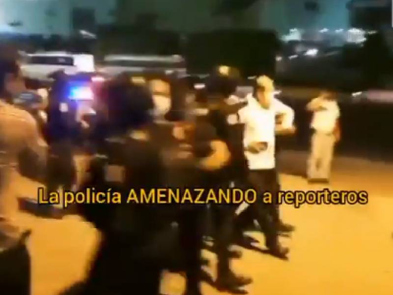 VIDEO. Policías de Veracruz detiene a maestros en una manifestación