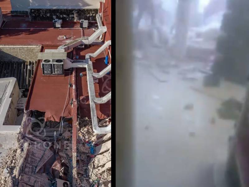 Video. Se desploma el techo de Fantasías Miguel en Mérida