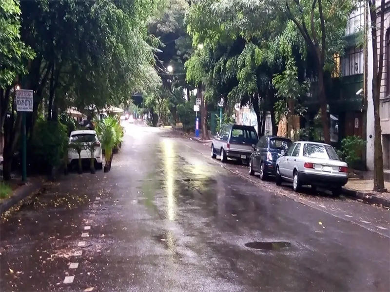 Se registran lluvias en la Ciudad de México y área metropolitana