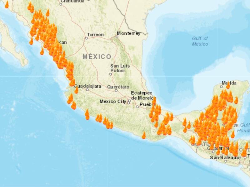 Amagan más incendios forestales en la entidad