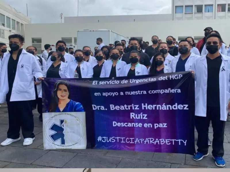 Con marcha exigen justicia por muerte de la doctora Beatriz
