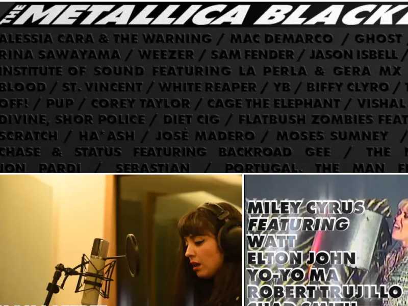 Metallica colaborará con J Balvin, Miley Cyrus, Ha*Ash y hasta Mon Laferte en "The Blacklist"