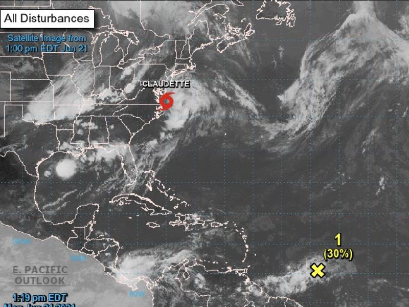 Onda Tropical con posibilidad de desarrollo ciclónico cerca de Q.Roo