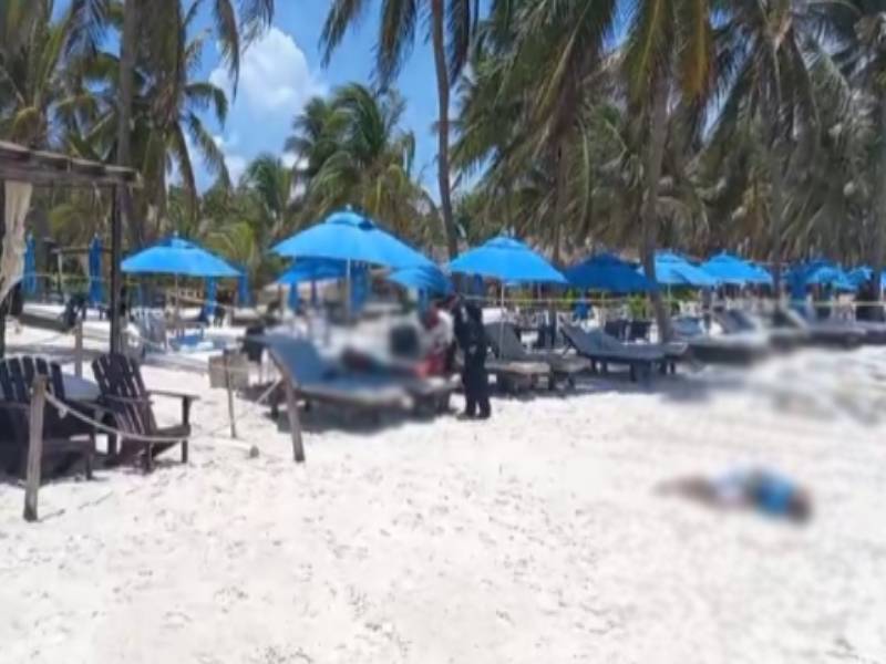 Se presenta situación irregular en playa de Tulum; hay 2 fallecidos