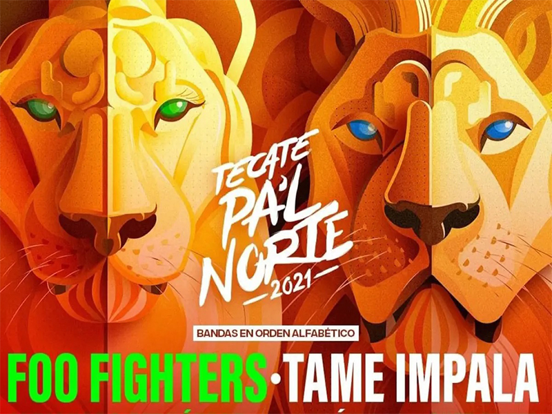 ¡Es hoy, es hoy! Tecate PalÔÇÖ Norte revela el cartel para su edición 2021