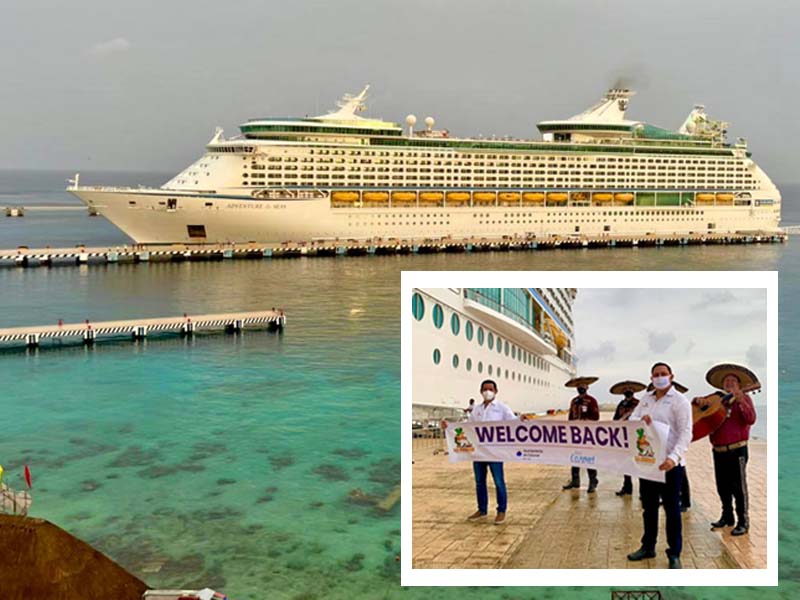 ¡Bienvenidos! Cruceros regresan al Caribe mexicano