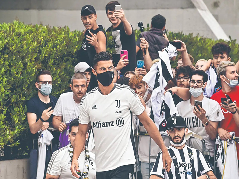 Cristiano Ronaldo se reintegra a la Juventus tras terminar sus vacaciones