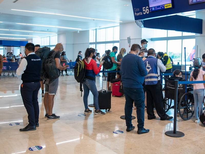 Aeropuerto de Cancún se mantiene arriba; hoy tiene 459 operaciones