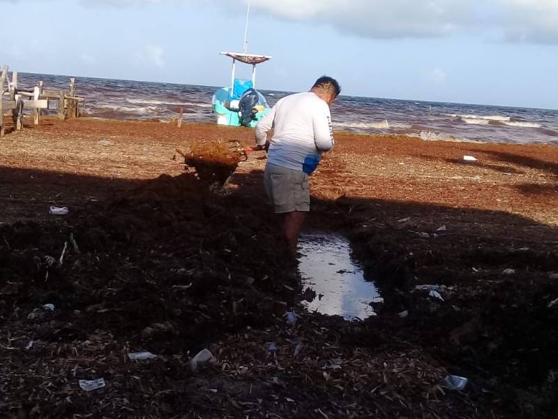 Cancelan torneo de pesca en Punta Herrero por sargazo