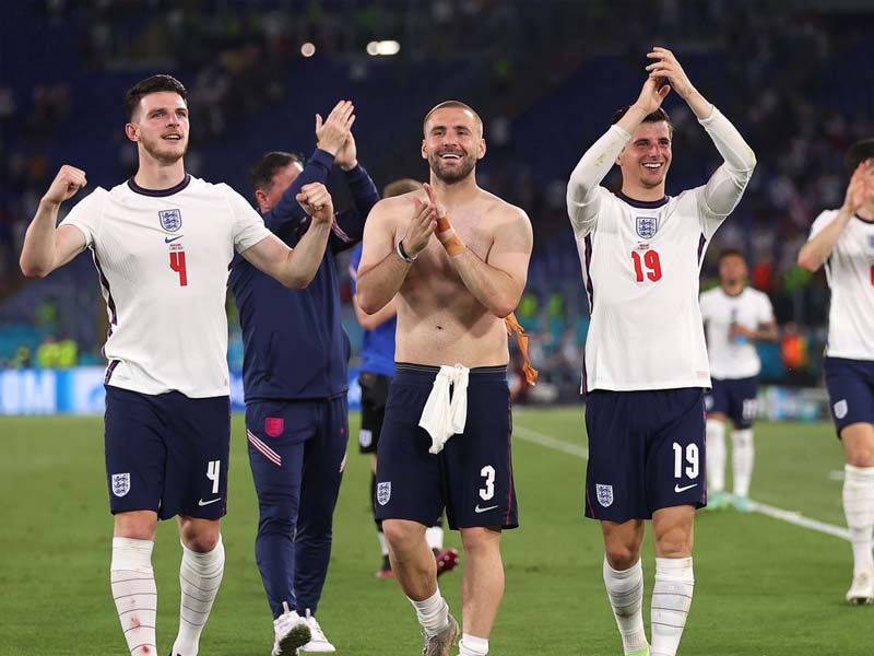 Euro 2020- Inglaterra golea a Ucrania en cuartos de final