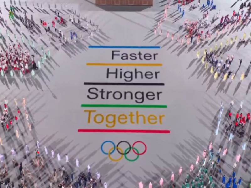 (Fotos y videos) Ceremonia de los Juegos Olímpicos
