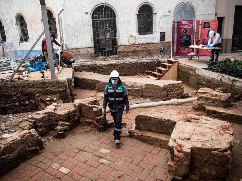Hallan restos de una capilla de la orden de los dominicos en Lima, Perú
