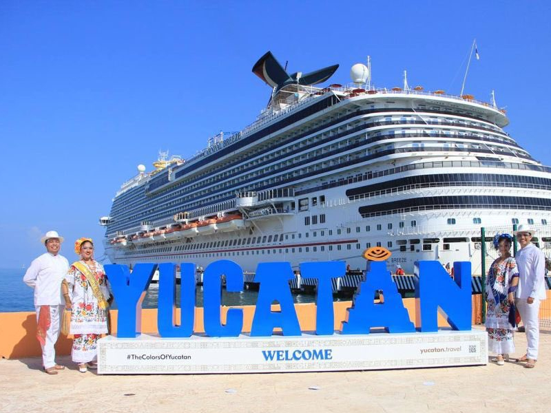 Regresan los cruceros a el puerto de Progreso en Yucatán