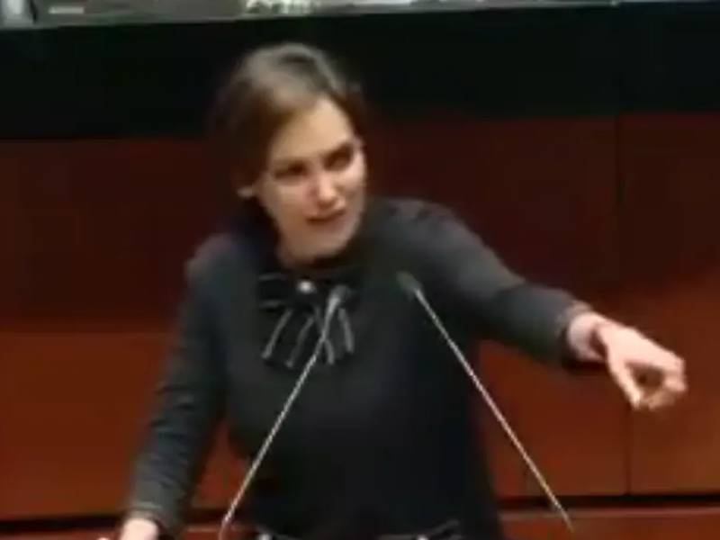 (VIDEO) Lilly Téllez arremete contra senadores de Morena; los llama ineptos