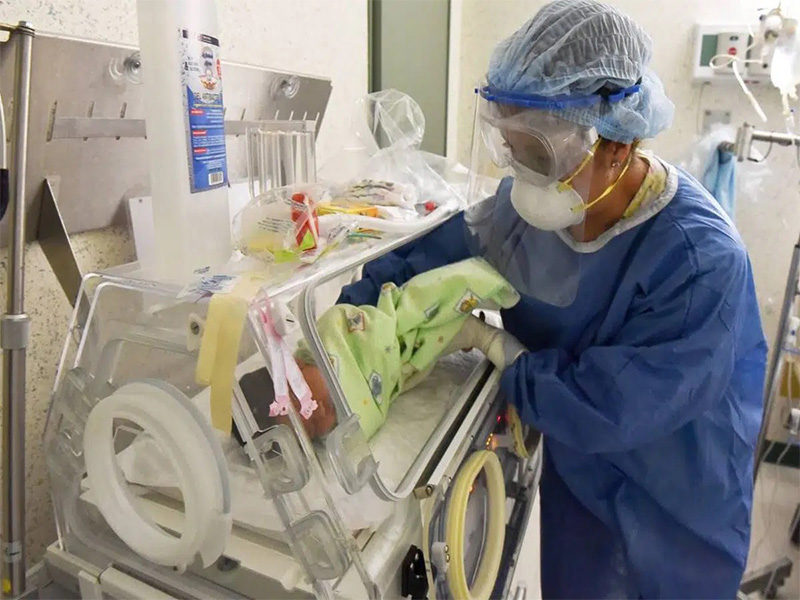Reportan un recién nacido internado por Covid en Guerrero