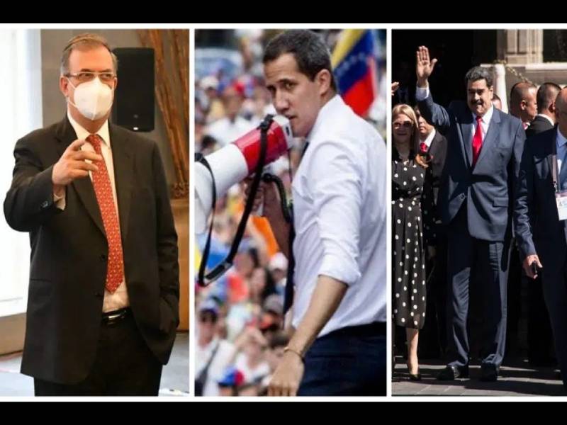 Diálogo Venezuela Maduro retuitea a Ebrard; Guiadó evade el tema
